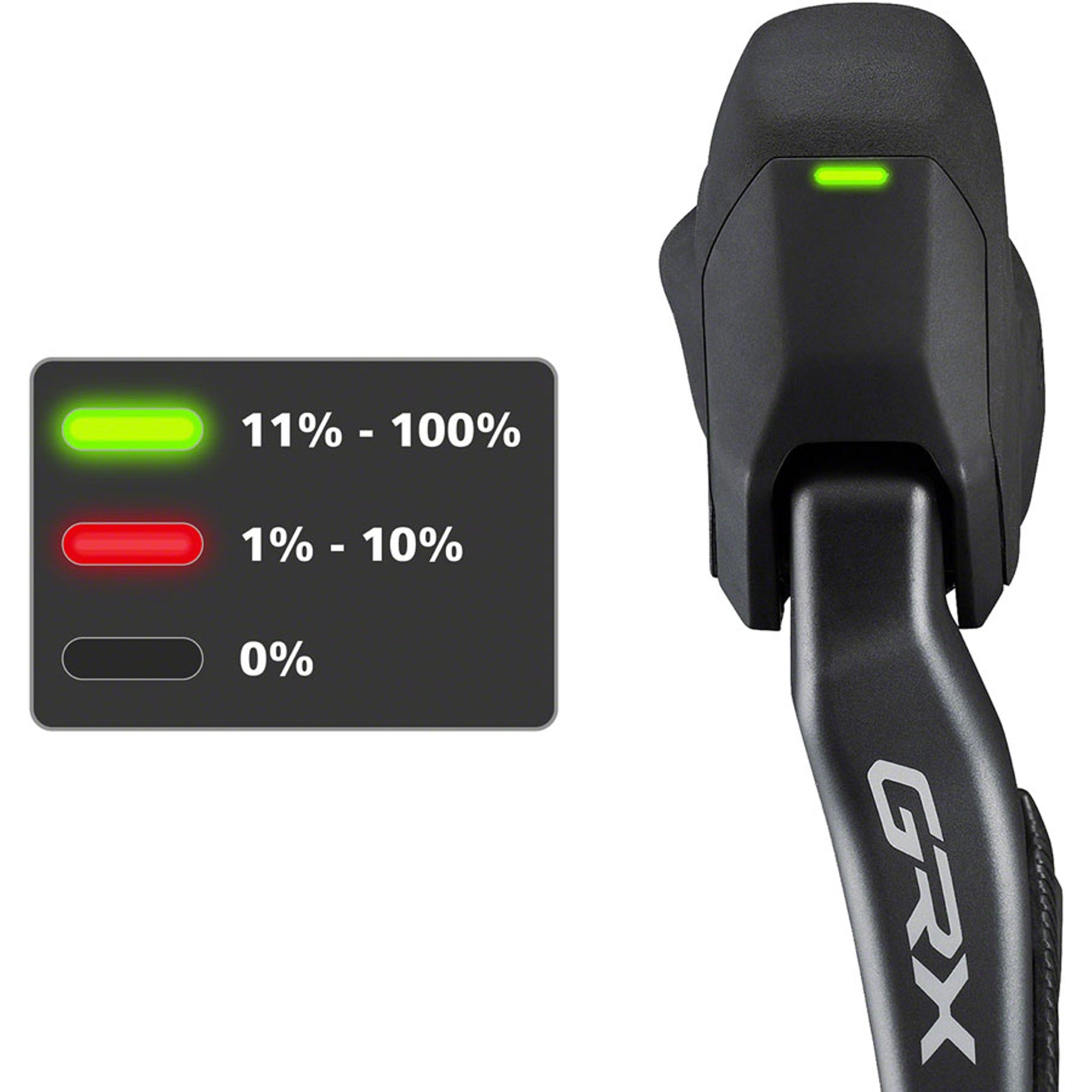 GRX ST-RX825 Di2 Shifter/Brake Lever with BR-RX820 Hydraulic Disc Brake Caliper